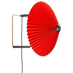 HAY Wandleuchten-Matin Wandleuchte 300, leuchtendes Rot