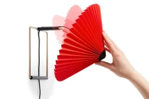 HAY Wandleuchten-Matin Wandleuchte 300, leuchtendes Rot