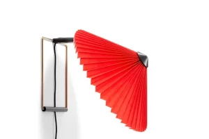 HAY Wandleuchten-Matin Wandleuchte 300, leuchtendes Rot
