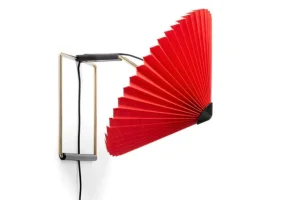 HAY Wandleuchten-Matin Wandleuchte 300, leuchtendes Rot