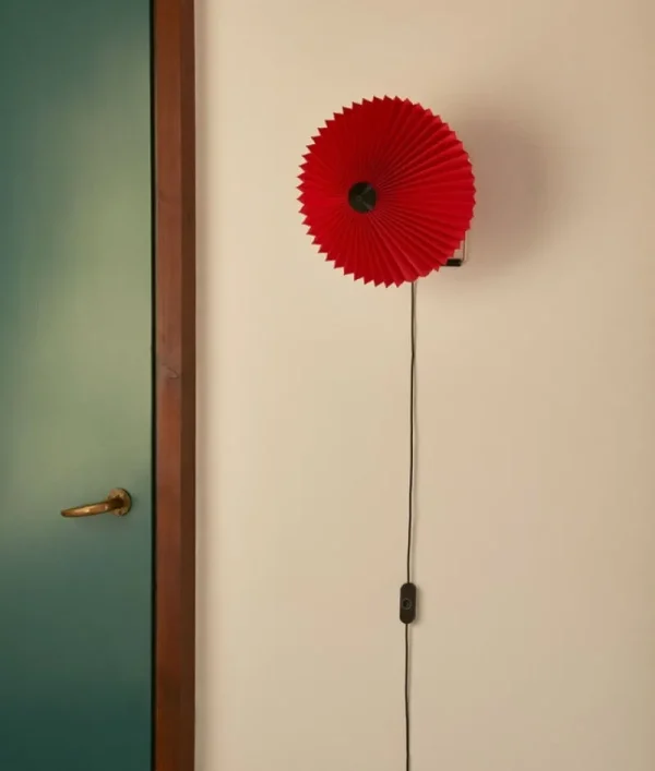 HAY Wandleuchten-Matin Wandleuchte 300, leuchtendes Rot