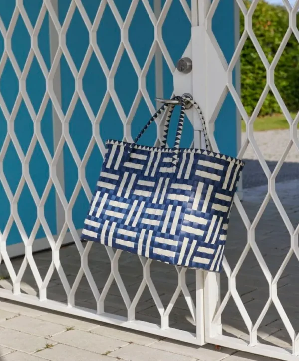 HAY Taschen^Maxim Tasche, L, Blau – Sandfarben