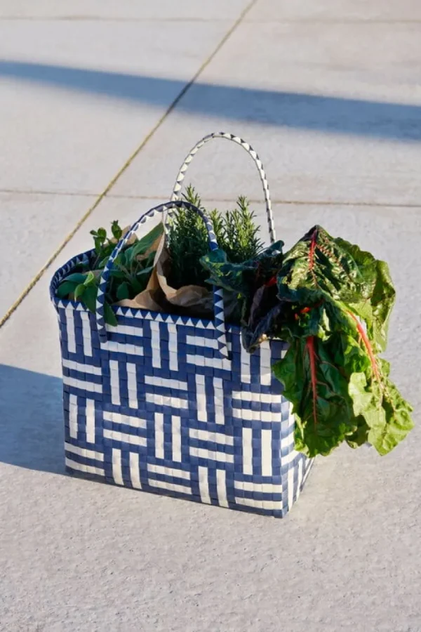 HAY Taschen^Maxim Tasche, L, Blau – Sandfarben