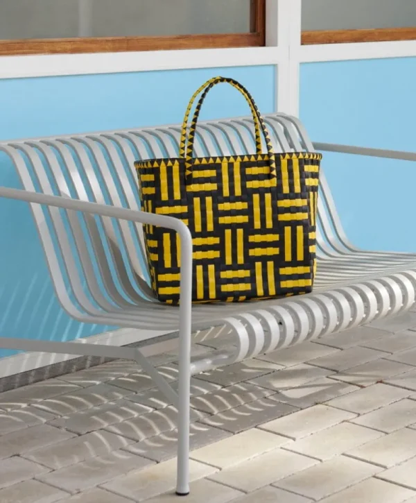 HAY Taschen^Maxim Tasche, L, Gelb – Schwarz