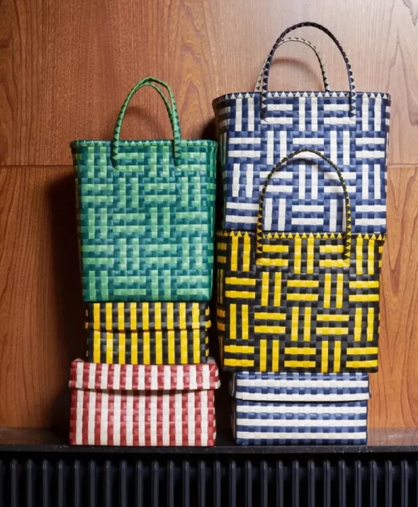 HAY Taschen^Maxim Tasche, L, Gelb – Schwarz