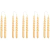 Audo Copenhagen Kerzen Und Kerzenhalter-HAY Mini Swirl Kerzen, 10 Stück, Beige