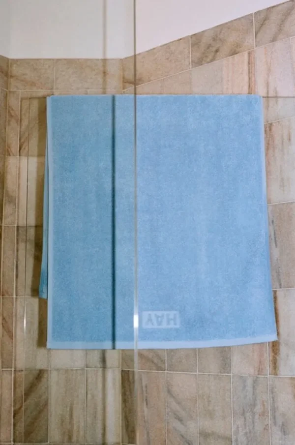 Kinder HAY Textilien Für Kinder | Badezimmertextilien^Mono Badetuch, 70 x 140 cm, himmelblau