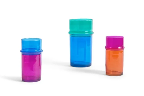 Fundamental Berlin Vasen-HAY Moroccan Vase, L, Blau – Grün