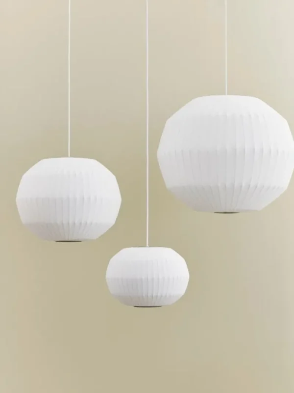 HAY Deckenleuchten-Nelson Angled Sphere Bubble Pendelleuchte, M