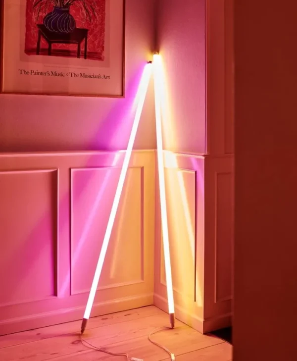 Flos Stehleuchten | Tischlampen-HAY Neon Tube LED Röhre, 150 cm, warmes Weiß