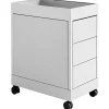 Normann Copenhagen Aufbewahrungsmöbel-HAY New Order B Rollcontainer, hellgrau