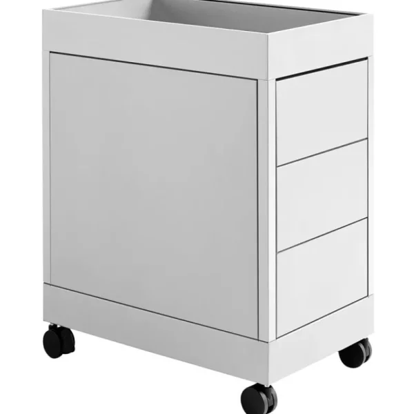 Normann Copenhagen Aufbewahrungsmöbel-HAY New Order B Rollcontainer, hellgrau
