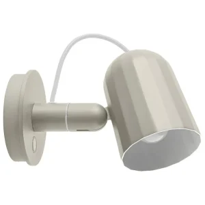HAY Wandleuchten-Noc Wall Button Wandleuchte, Cremeweiß