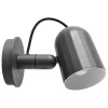 Normann Copenhagen Wandleuchten-HAY Noc Wall Button Wandleuchte, Dunkelgrau