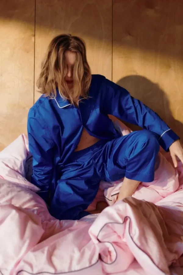 HAY Badezimmertextilien | Bettwäsche^Outline Pyjamahose, kräftiges Blau