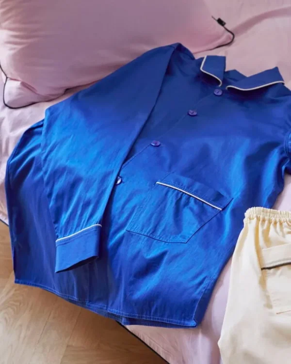 HAY Badezimmertextilien | Bettwäsche^Outline Pyjamahose, kräftiges Blau