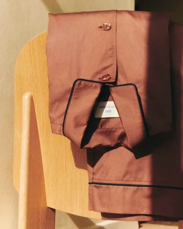 HAY Badezimmertextilien | Bettwäsche^Outline Pyjamahose, Milchschokolade