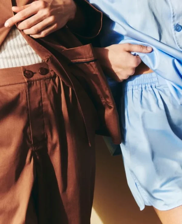 HAY Badezimmertextilien | Bettwäsche^Outline Pyjamahose, Milchschokolade