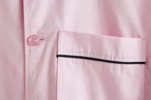 HAY Badezimmertextilien | Bettwäsche^Outline Pyjamashirt, kurzärmelig, Hellrosa