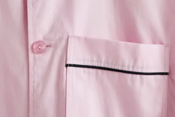 HAY Badezimmertextilien | Bettwäsche^Outline Pyjamashirt, kurzärmelig, Hellrosa