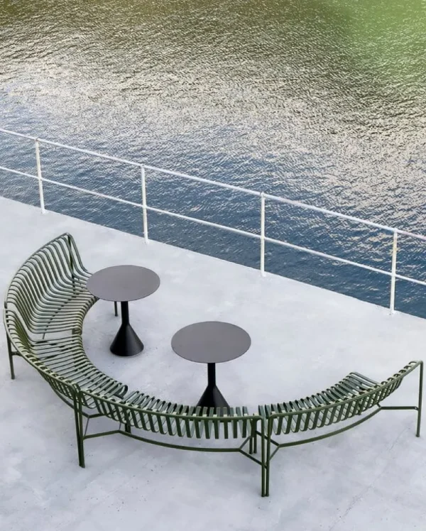 HAY Terrassenmöbel^Palissade Cone Tisch, 90 cm, Anthrazit