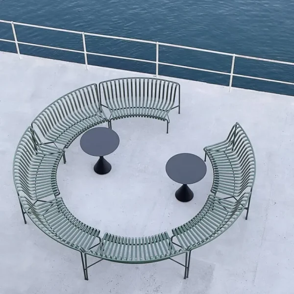 HAY Terrassenmöbel^Palissade Cone Tisch, 90 cm, Anthrazit