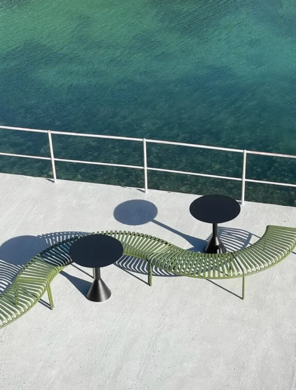 HAY Terrassenmöbel^Palissade Cone Tisch, 90 cm, Anthrazit