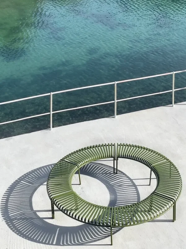HAY Terrassenmöbel^Palissade Park Bank, Olivgrün