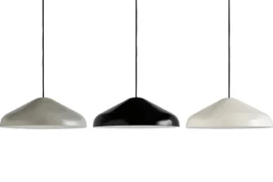 Secto Design Deckenleuchten-HAY Pao Steel Pendelleuchte 470, Cremeweiß