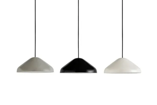 Secto Design Deckenleuchten-HAY Pao Steel Pendelleuchte 350, Cremeweiß