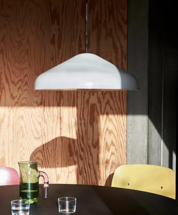 Secto Design Deckenleuchten-HAY Pao Steel Pendelleuchte 470, Cremeweiß