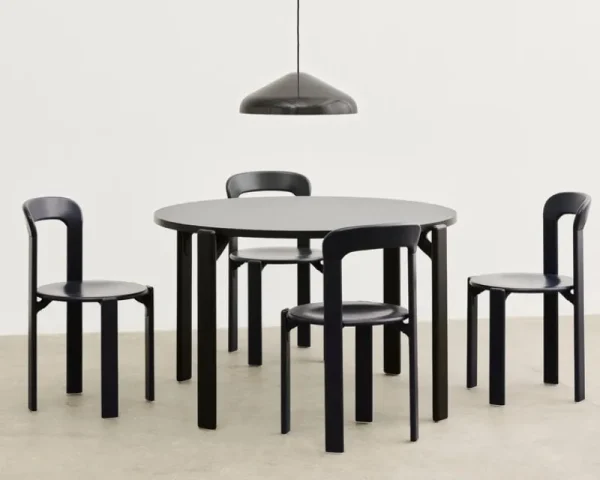 New Works Deckenleuchten-HAY Pao Steel Pendelleuchte 350, Soft Black