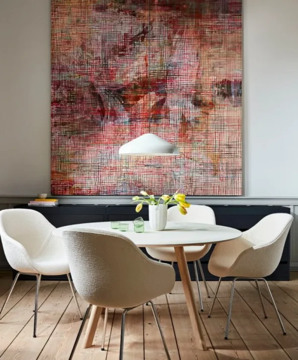 Secto Design Deckenleuchten-HAY Pao Steel Pendelleuchte 470, Cremeweiß