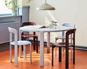 Secto Design Deckenleuchten-HAY Pao Steel Pendelleuchte 470, Cremeweiß