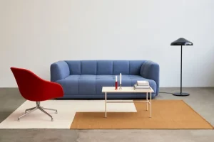 Artemide Stehleuchten-HAY Pao Steel Stehleuchte, weiches Schwarz