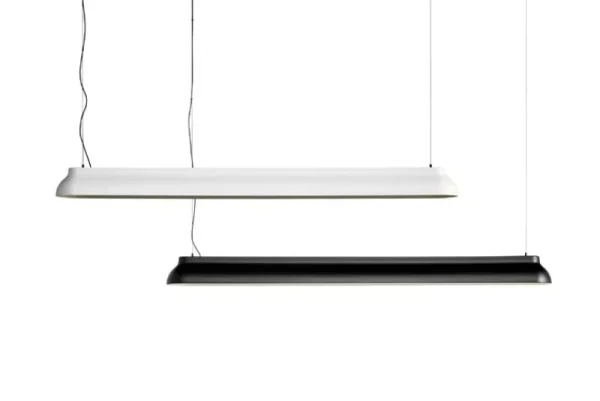 New Works Deckenleuchten-HAY PC Linear Pendelleuchte, Soft Black
