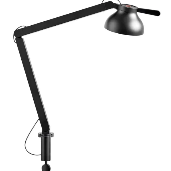 Muuto Wandleuchten-HAY PC mit Klemme, zweiarmig, schwarz