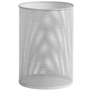 HAY Papierkörbe & Recycling-behälter | Abfalleimer^Perforated Bin, L, hellgrau