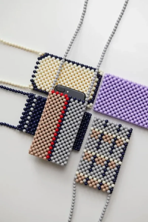 HAY Taschen | Auf Reisen^Perla Handytasche, Karo