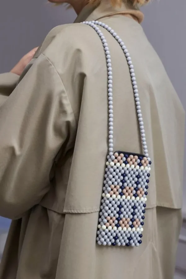 HAY Taschen | Auf Reisen^Perla Handytasche, Karo