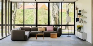 String Furniture Regale-HAY Pier System 133 Regal, 3 Säulen, PS weiß - Aluminium