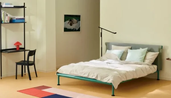 Muuto Regale | Tische-HAY Pier System 11 Regal, 1 Säule, PS schwarz