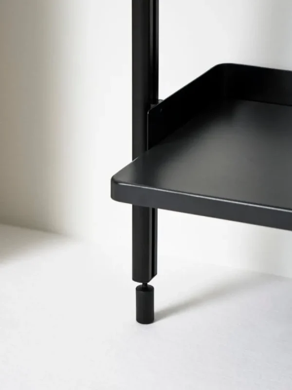 Muuto Regale-HAY Pier System 102 Regal, 2 Säulen, PS schwarz