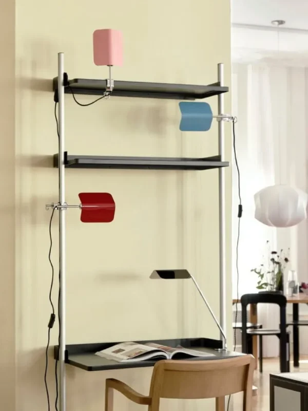 Muuto Regale | Tische-HAY Pier System 11 Regal, 1 Säule, PS schwarz