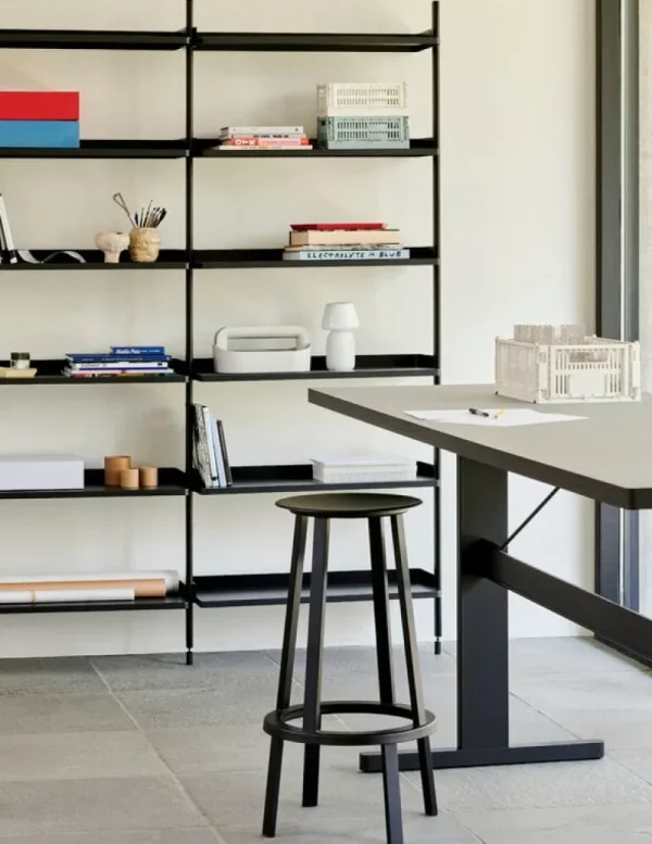Muuto Regale-HAY Pier System 102 Regal, 2 Säulen, PS schwarz