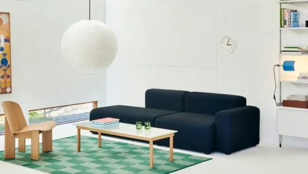 String Furniture Regale-HAY Pier System 133 Regal, 3 Säulen, PS weiß - Aluminium