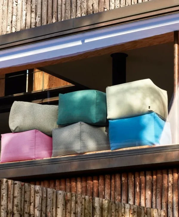 Fredericia Sitzgelegenheiten-HAY Pouf, Grey Sprinkle
