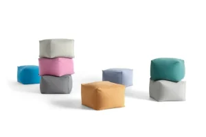 Fredericia Sitzgelegenheiten-HAY Pouf, Grey Sprinkle
