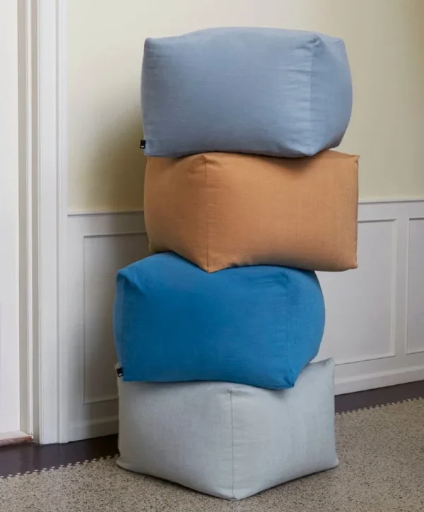 Fredericia Sitzgelegenheiten-HAY Pouf, Grey Sprinkle