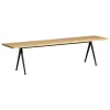 HAY Sitzgelegenheiten-Pyramid Bank 12, 190 x 45 cm, schwarz - lackierte Eiche